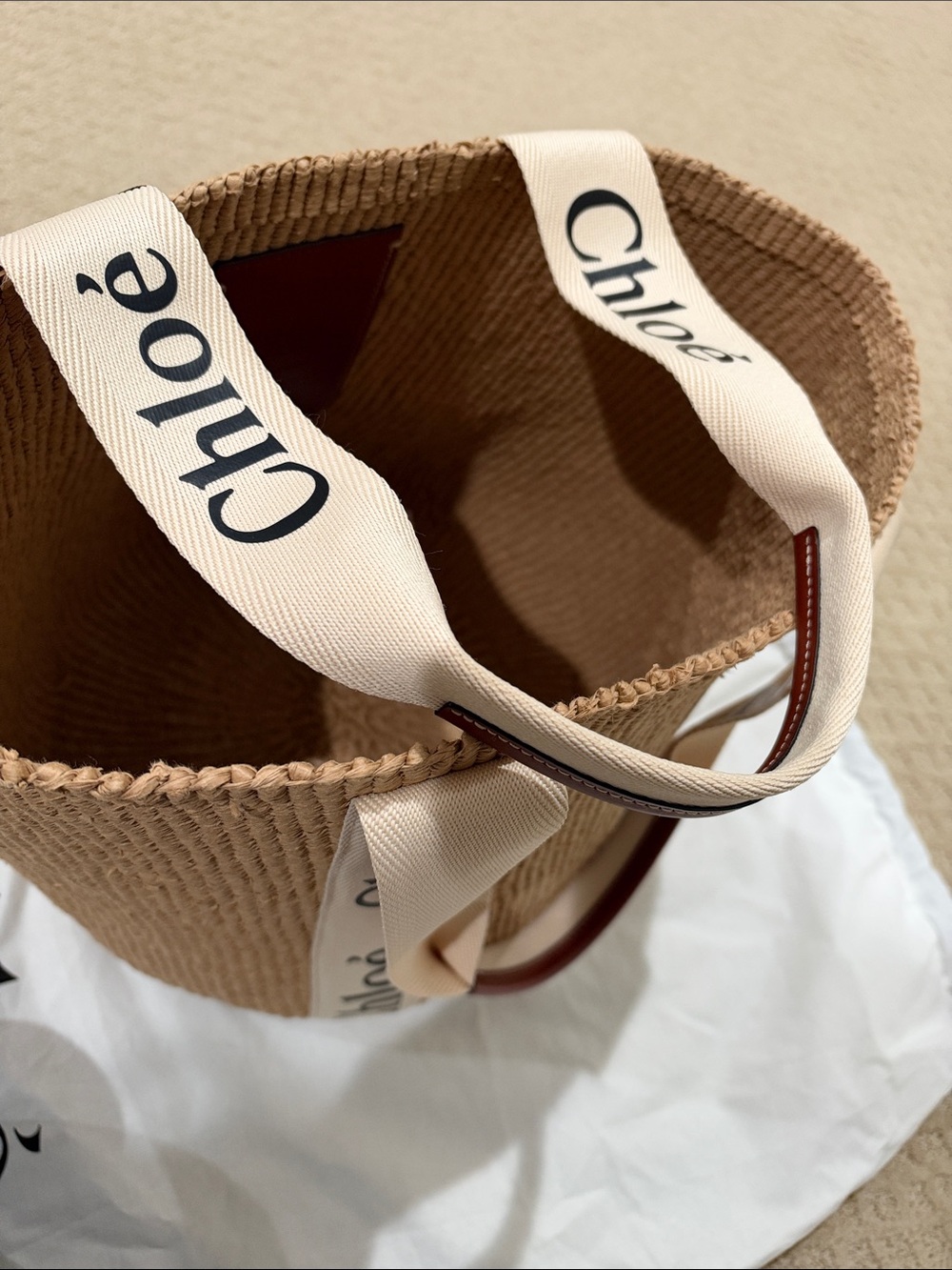 Authentic Chloé Woody Large Basket - Picture 11 of 14